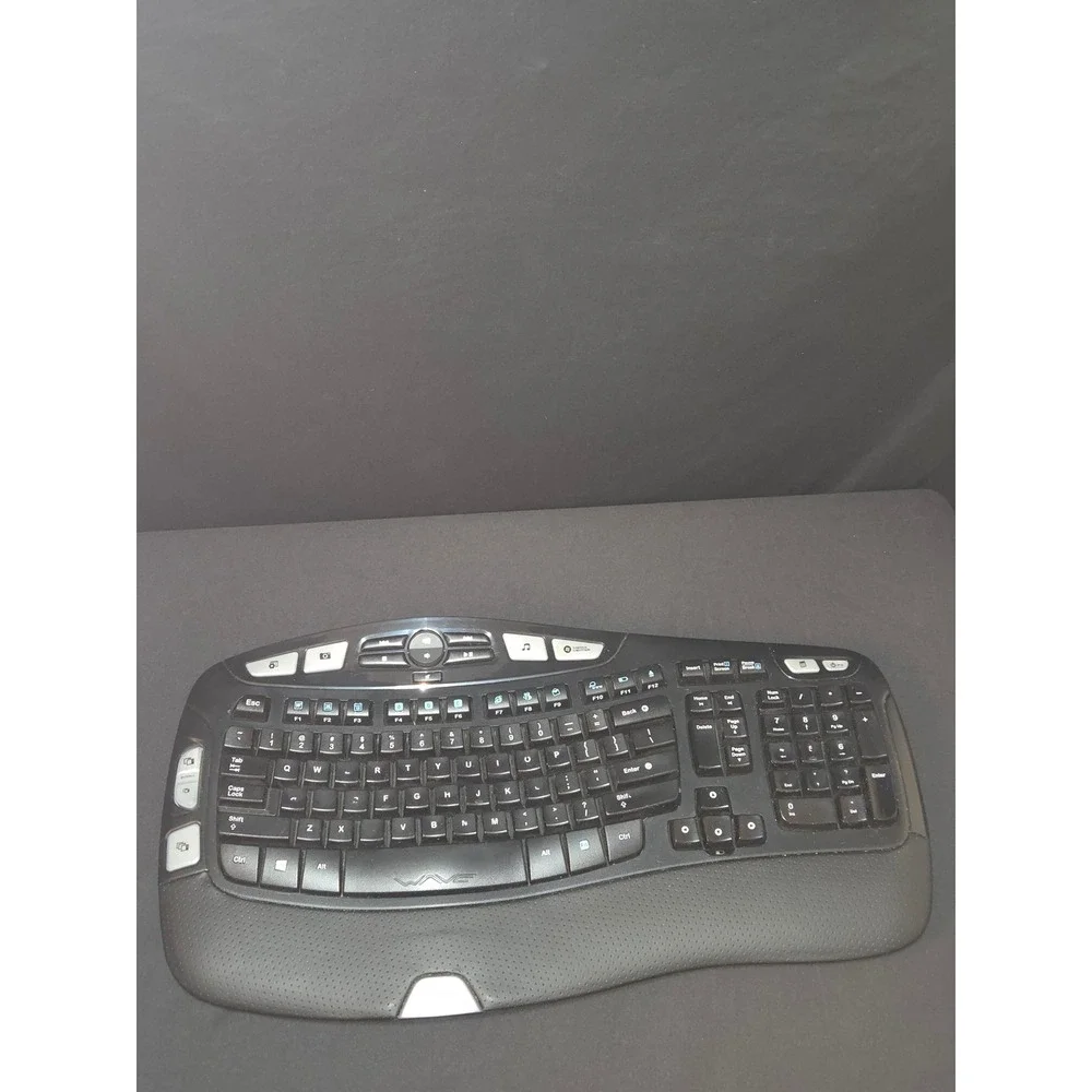 Logitech K350 Wave Wireless Keyboard Ergonomic‎ Comfort Wave Design